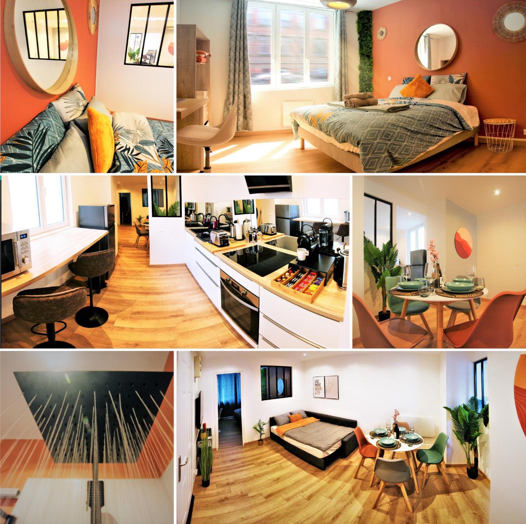 Appart Chill & Free - Proche Centre Valenciennes - Parking Gratuit Bagian luar foto